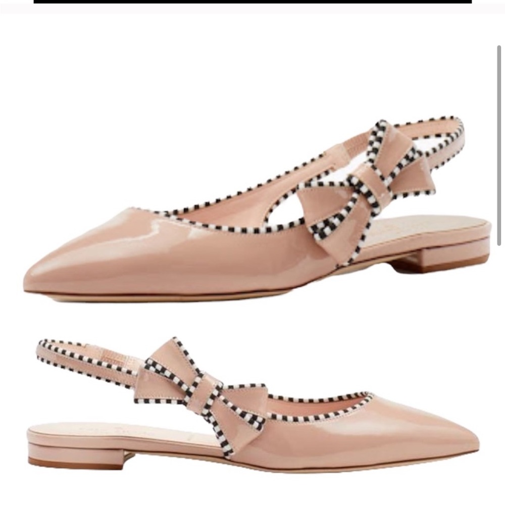 Kate Spade Becki slingback flats size 10 ♠️